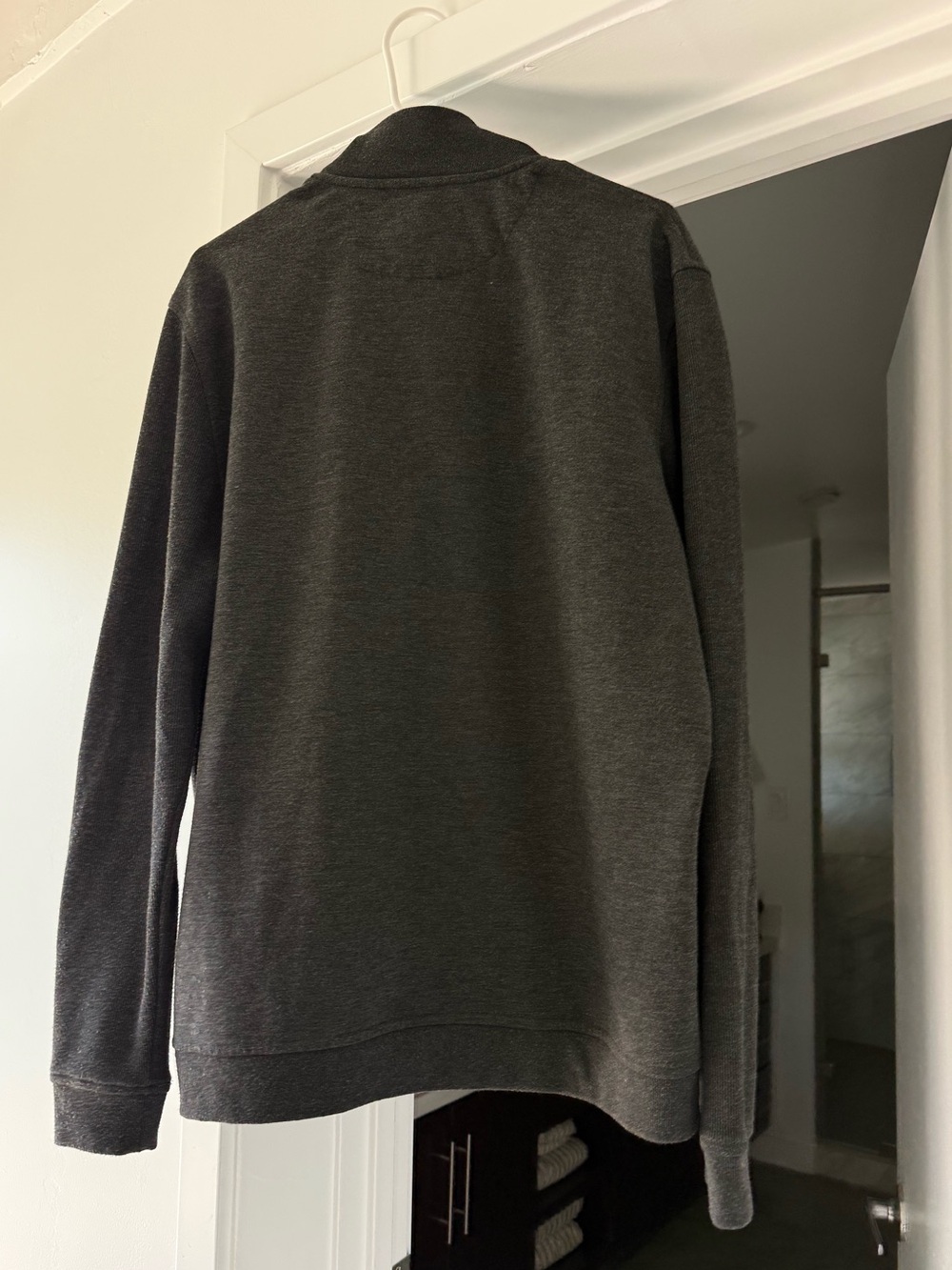 Ted Baker Men’s Dark Gray Quarter-Zip Sweater - Picture 2 of 3